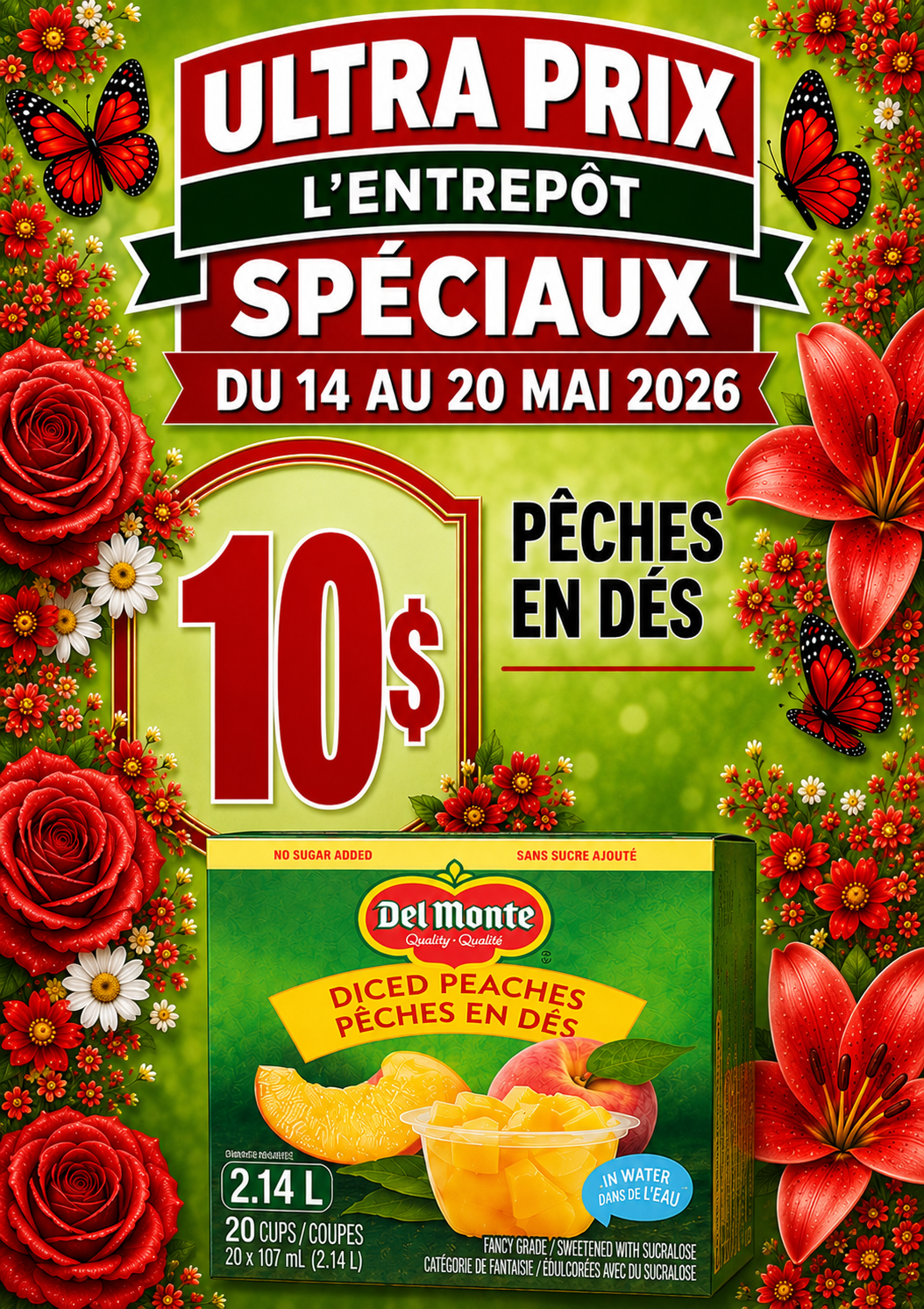 Ultra Prix L'Entrepôt - circulaire du Jeudi, le 14 mai 2026 au mercredi 20 mai 2026