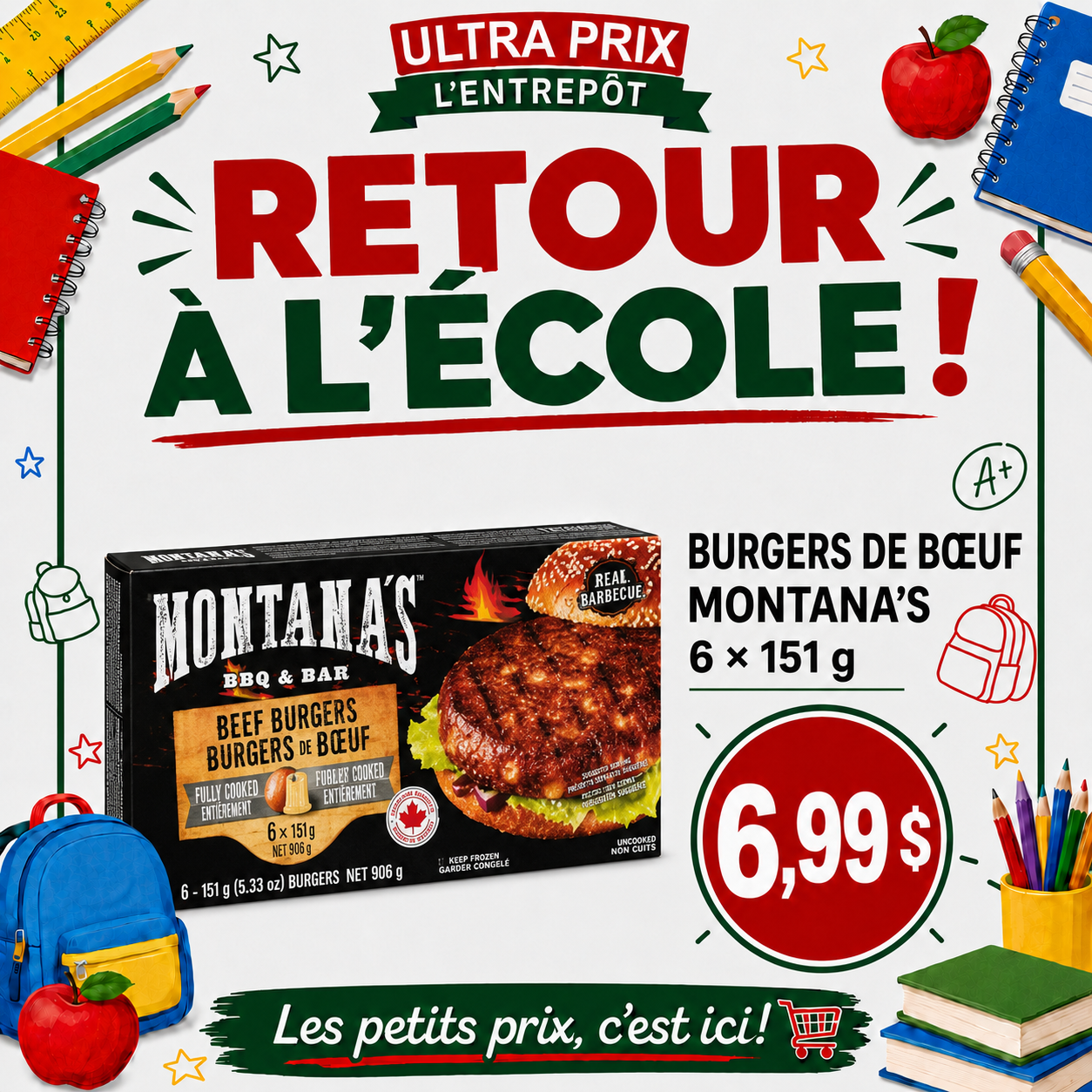 Ultra Prix L'Entrepôt - circulaire du Jeudi, le 13 août 2026 au mercredi 19 août 2026