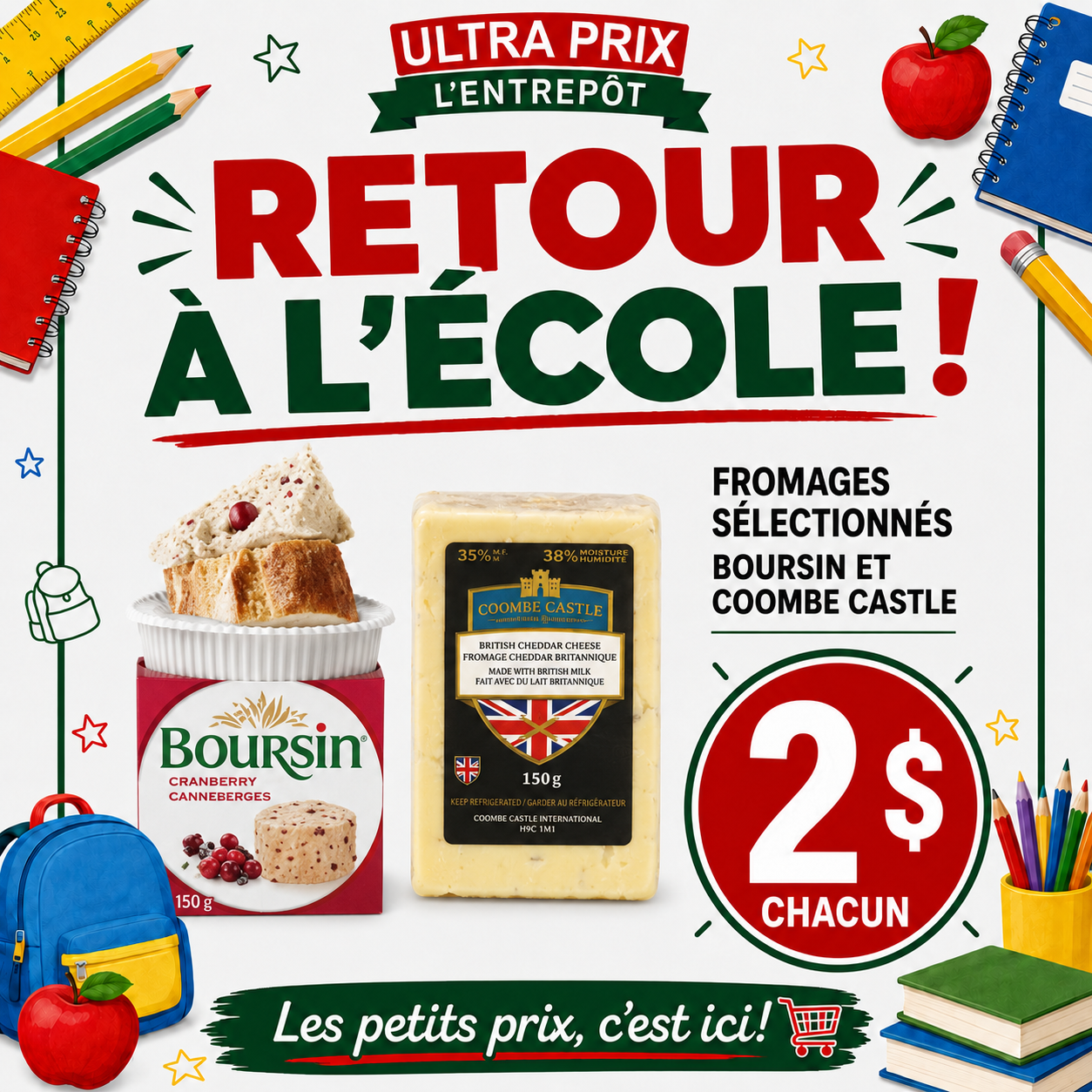 Ultra Prix L'Entrepôt - circulaire du Jeudi, le 13 août 2026 au mercredi 19 août 2026