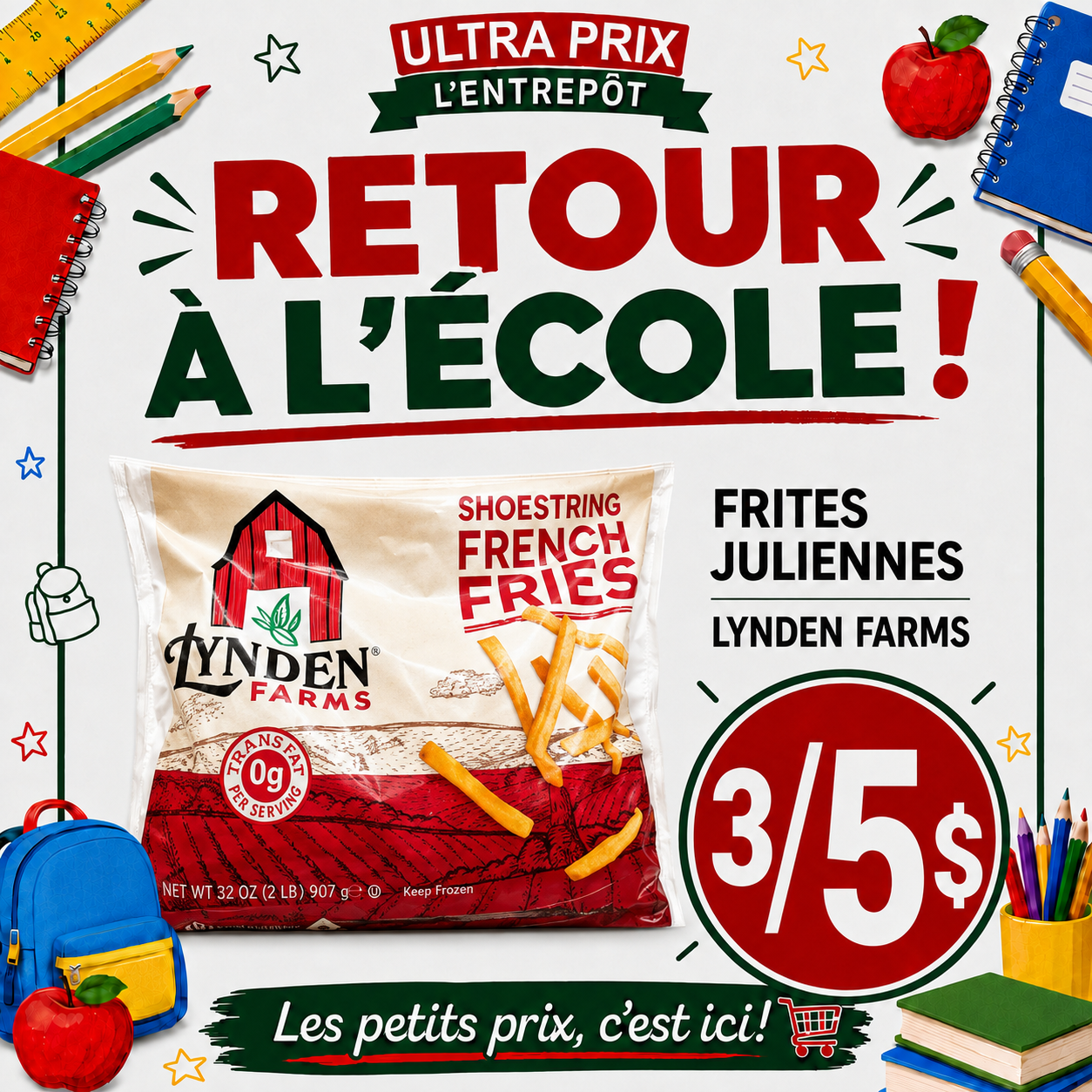 Ultra Prix L'Entrepôt - circulaire du Jeudi, le 13 août 2026 au mercredi 19 août 2026