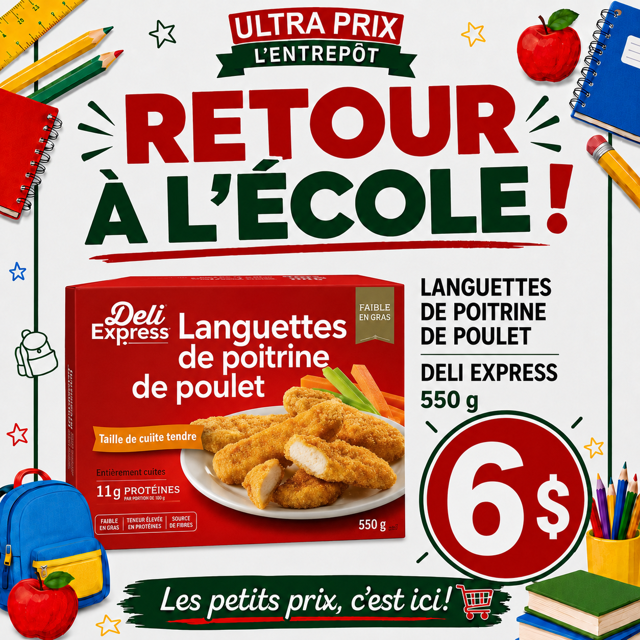 Ultra Prix L'Entrepôt - circulaire du Jeudi, le 13 août 2026 au mercredi 19 août 2026
